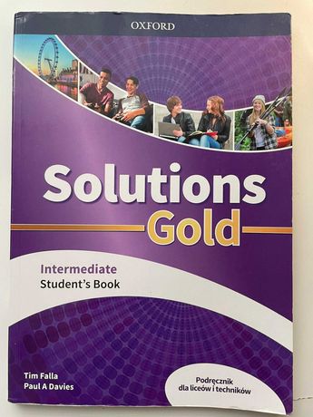 Solutions Gold Intermediate. Język ang .Podręcznik. Liceum i technikum