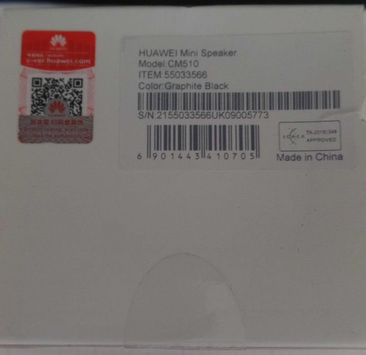 Coluna Bluetooth Huawei Mini Speaker Selada (856)