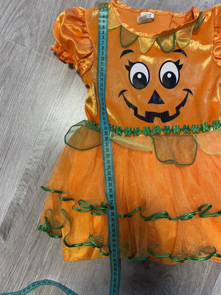 Платье на Halloween , костюм тыквы