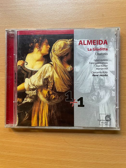 CD duplo La Giuditta - F.A. de Almeida - Concerto Köln - René Jacobs