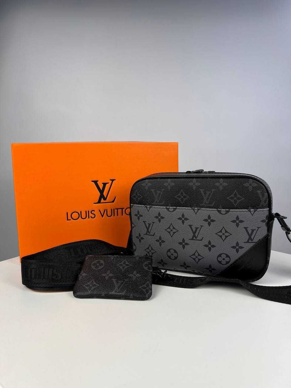 Сумка через плечо Louis Vuitton мессенджер, барсетка Луи Витон LV