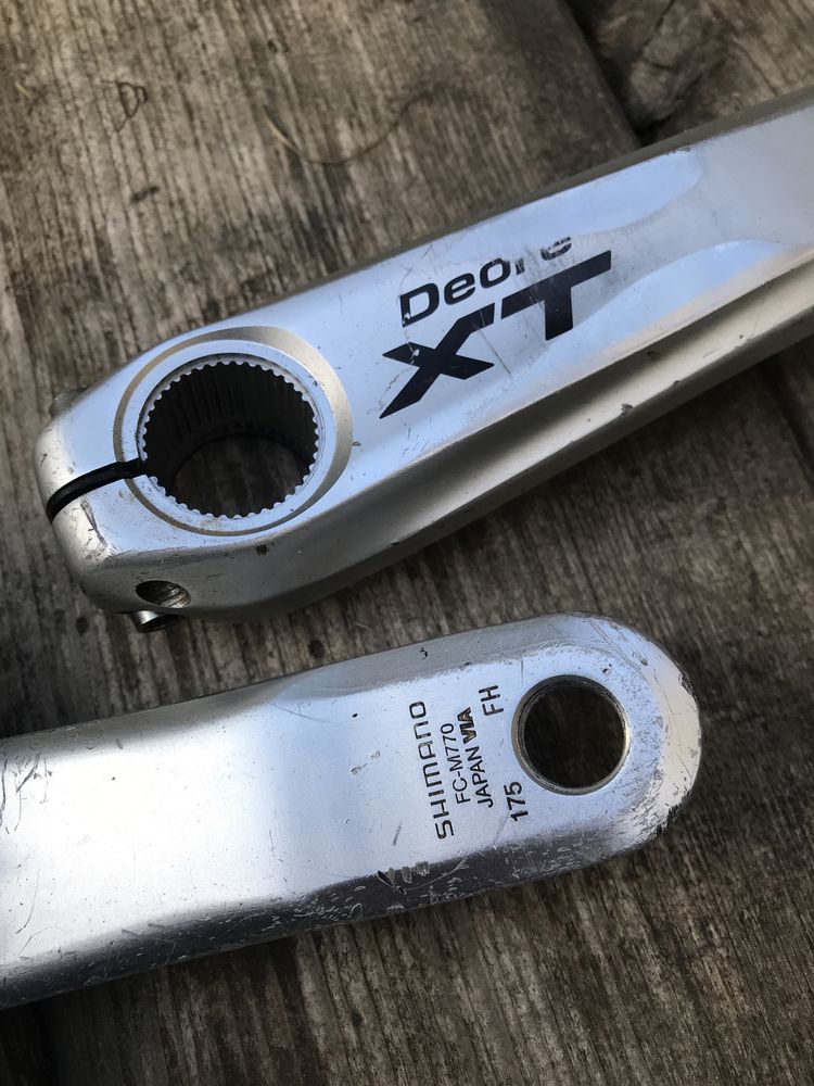 Велосипедні шатуни Deore XT/Deore LX 175mm