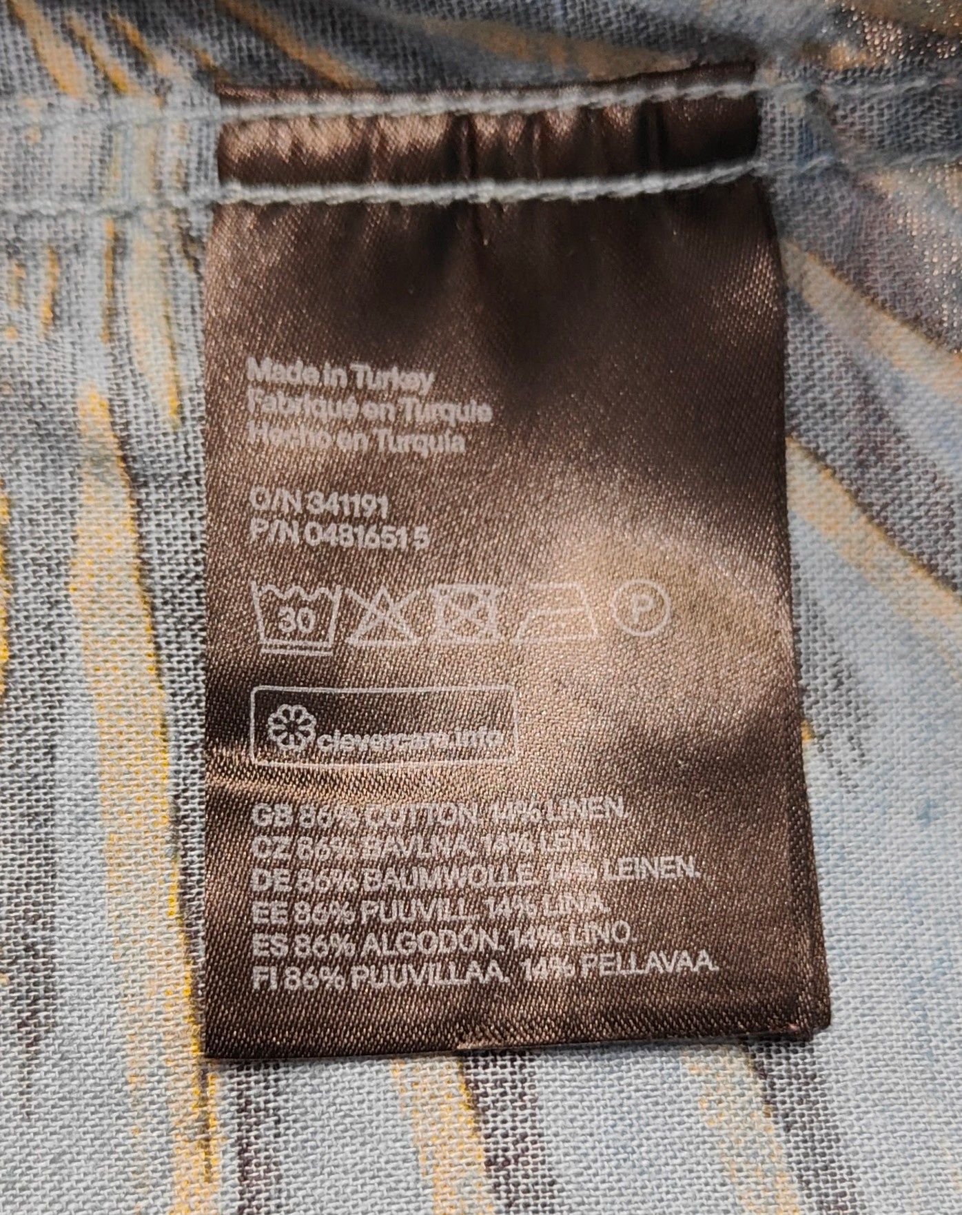 Wr) H&M męska koszula krótki rękaw Roz.XL