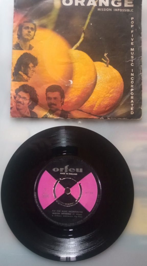 Vinil Single Orange Mission Impossible