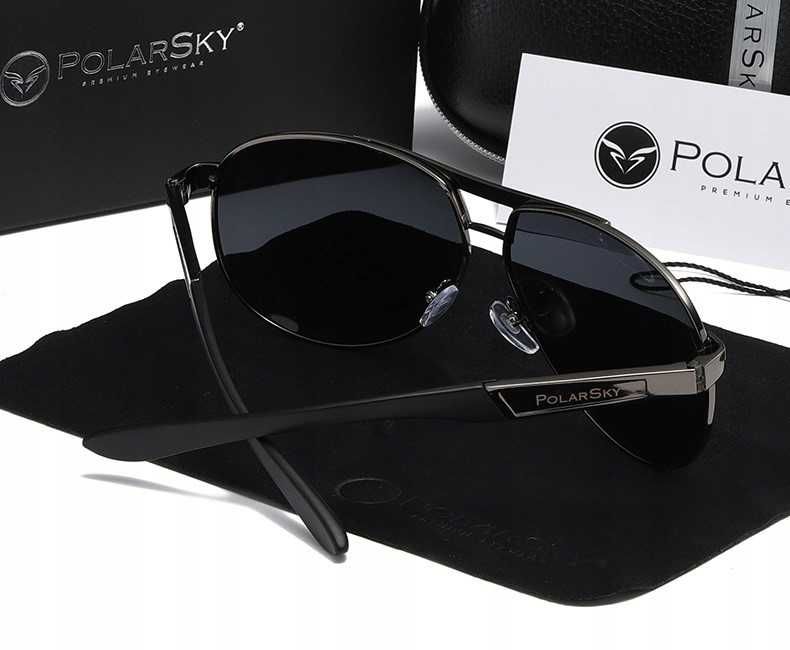 Okulary z polaryzacją UV400 AVIATOR PolarSky