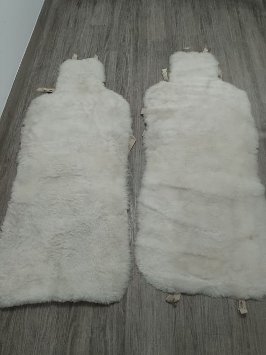 Sprzedam dwa pokrowce na krzesła-fotele z naturalnej skóry