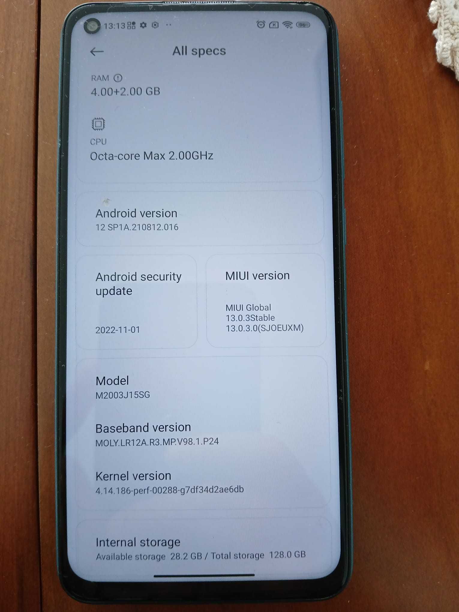Redmi Note 9 Forest Green