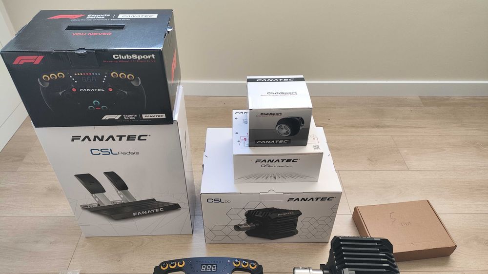 Fanatec CSL DD 8NM + ClubSport F1 Esports V2