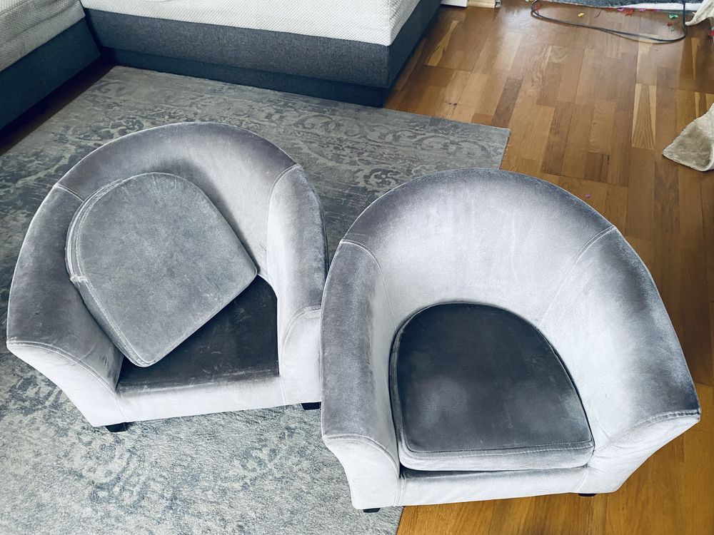 Mini foteliki fotel sofa dla dzieci zakupione w TK Maxx