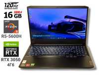 Lenovo Gaming 3  120Гц Ryzen 5 5600H 4.2ГГц 16/512 RTX 3050 Ігровий