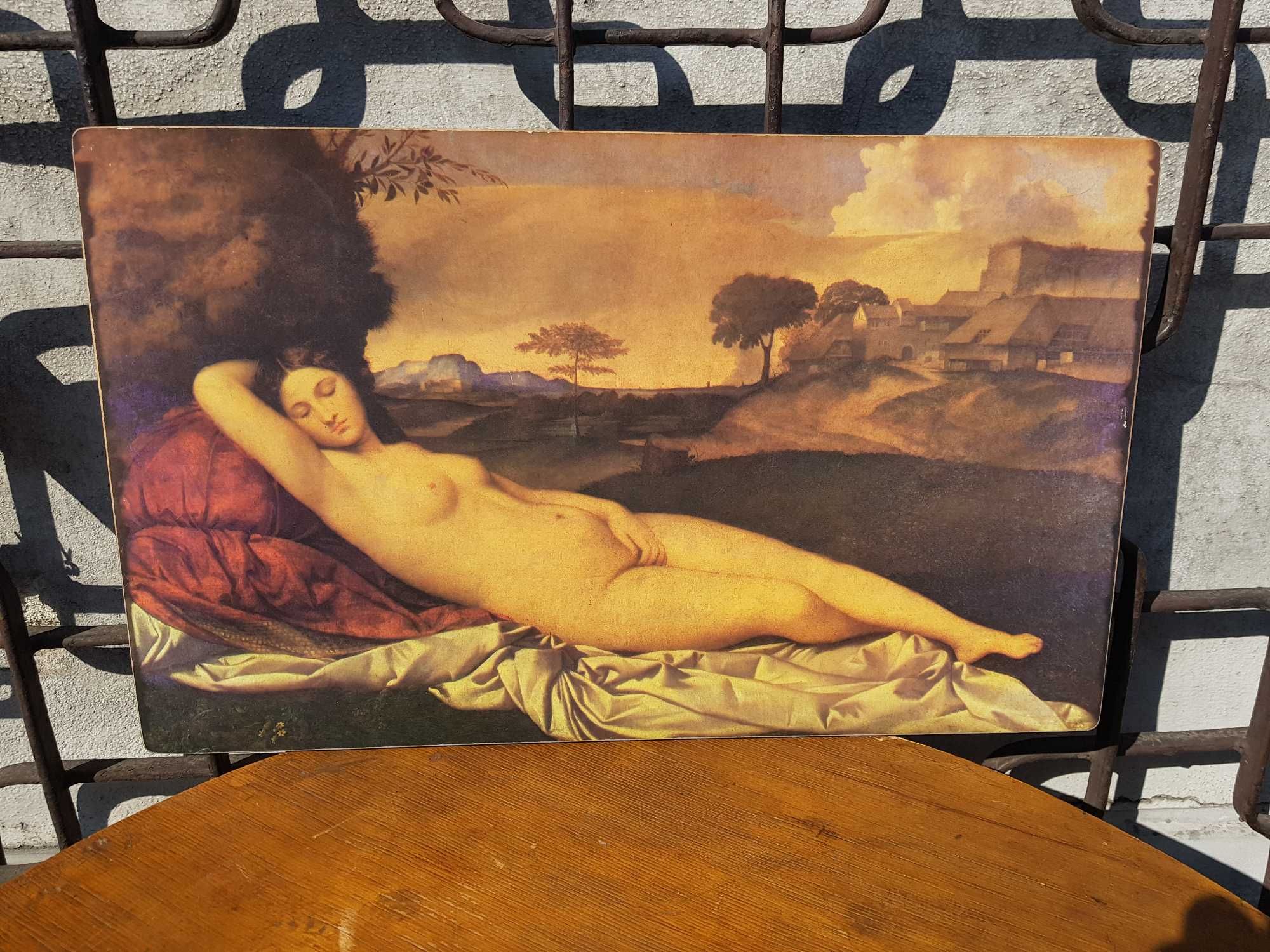 Stary obraz reprodukcja Śpiąca Wenus