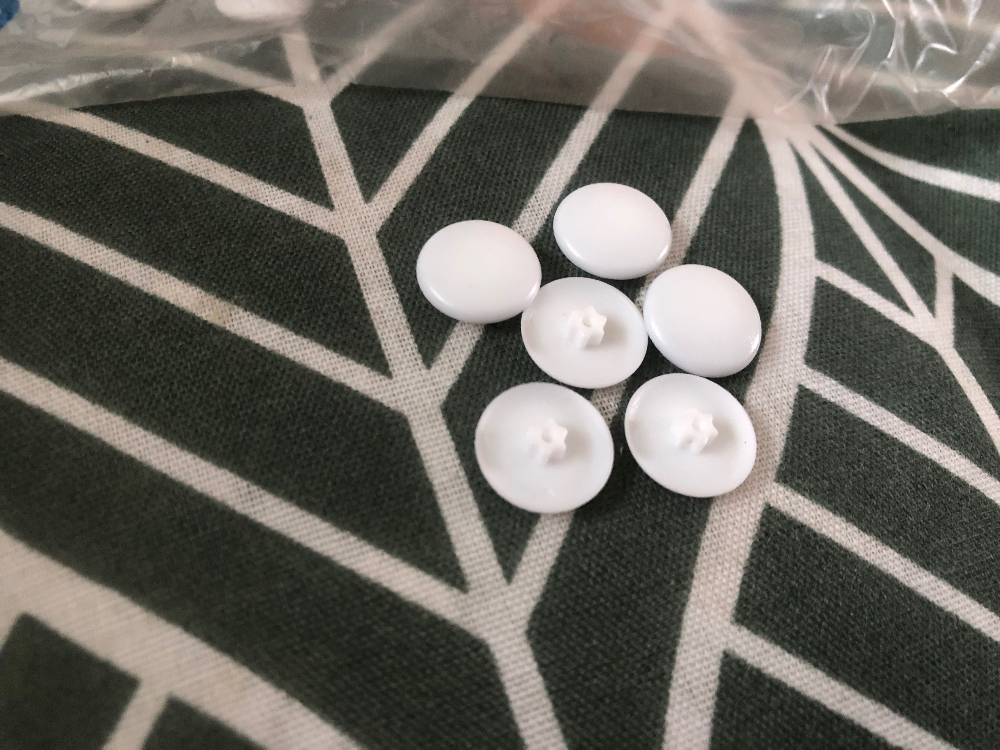 Zaślepki maskujące na wkręt torx20 Tx20 Zestaw 180 szt. BIAŁE