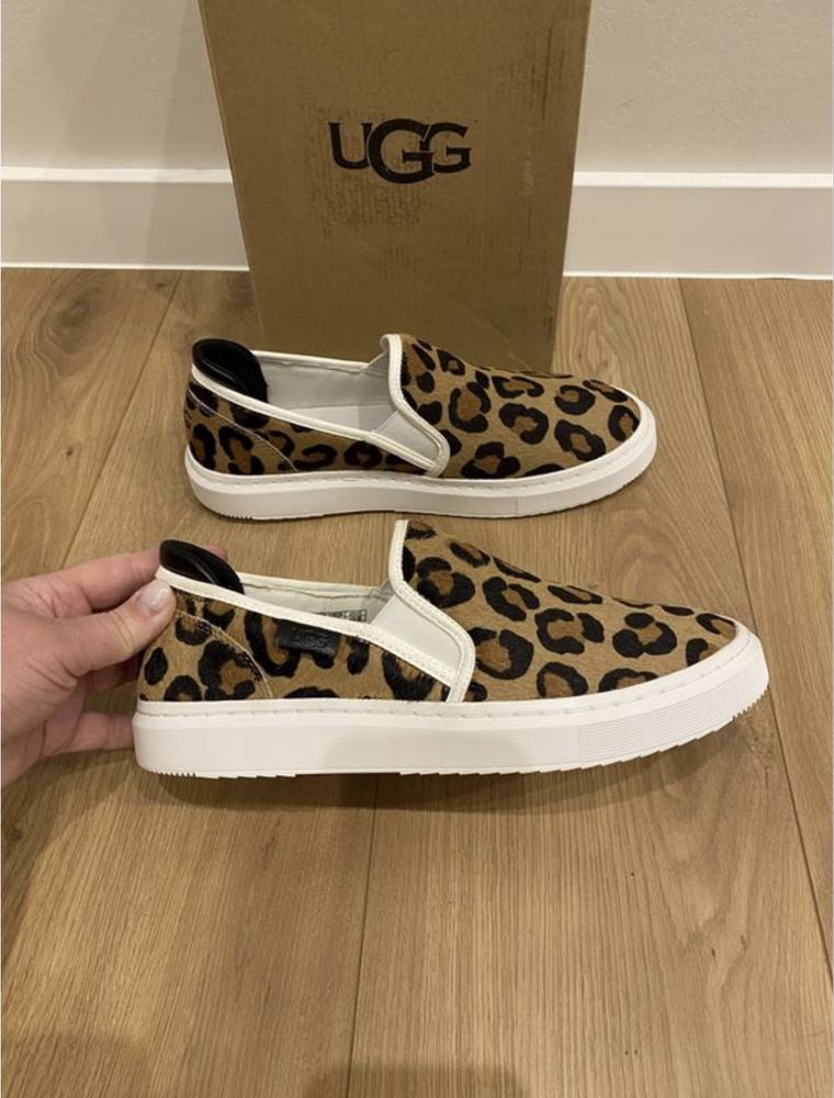 Акция!!Ugg мокасины балетки женские оригинал леопард 39/40