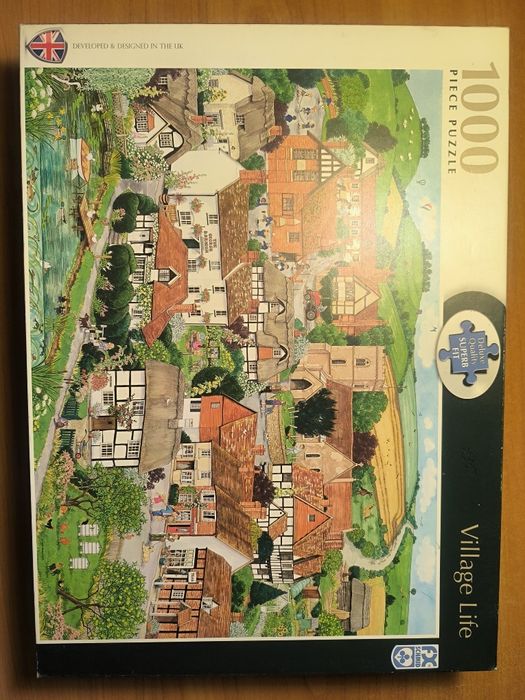 Пазли 1000 штук. Puzzle Village life.
