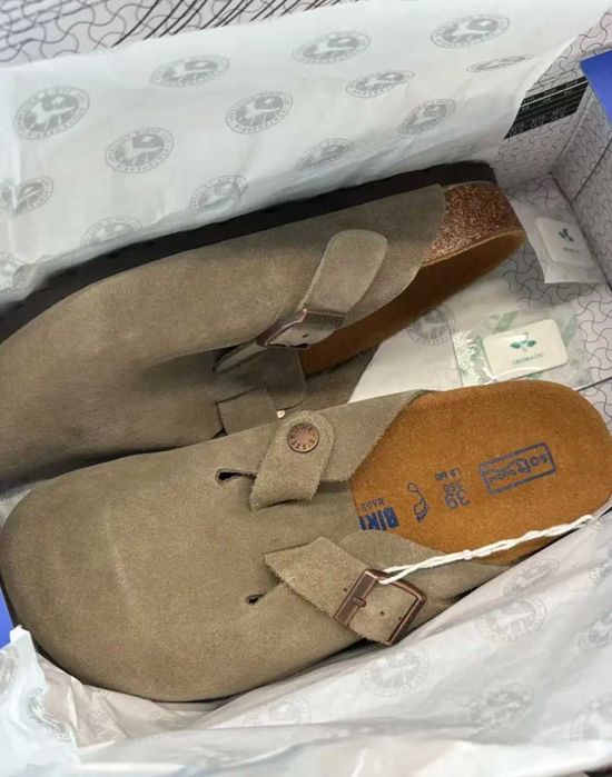 "Buty Trampki" Birkenstock_szaro-brązowy R.39