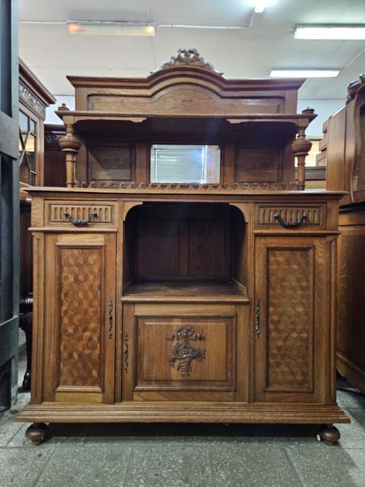 Ładna komoda dębowa Francja pomocnik secesja /