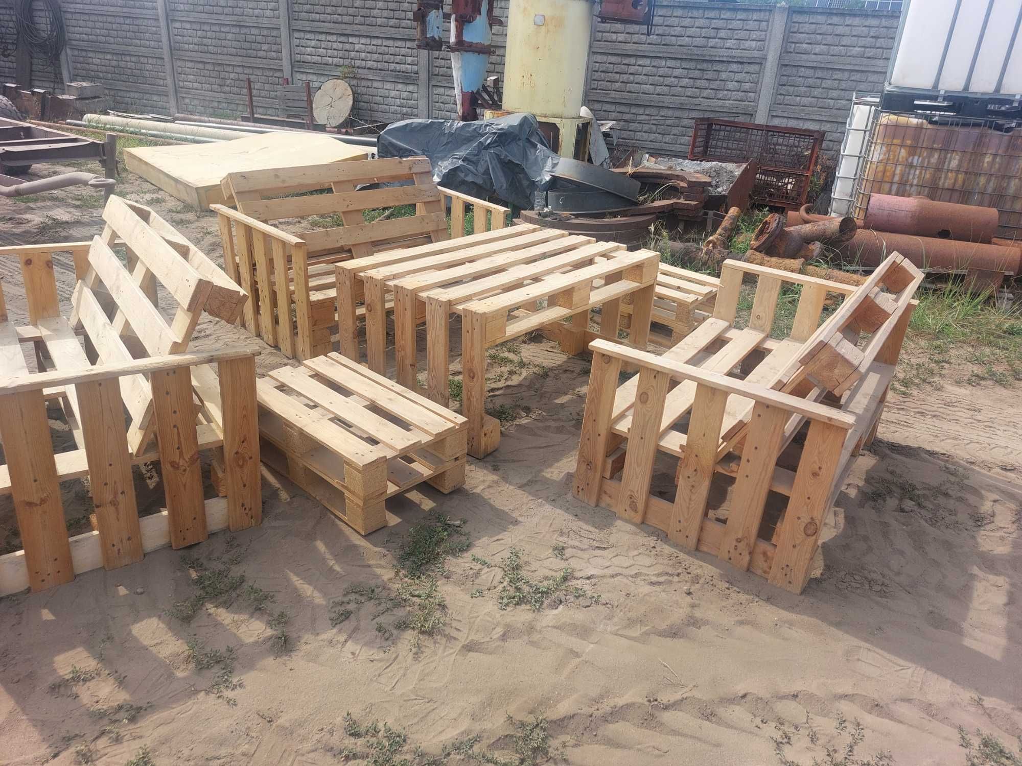 Meble ogrodowe z palet