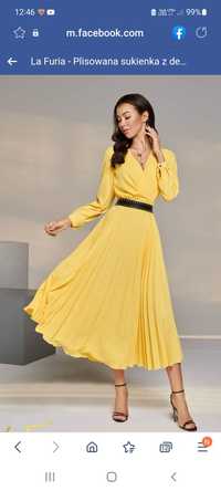 Sukienka La furia żółta M