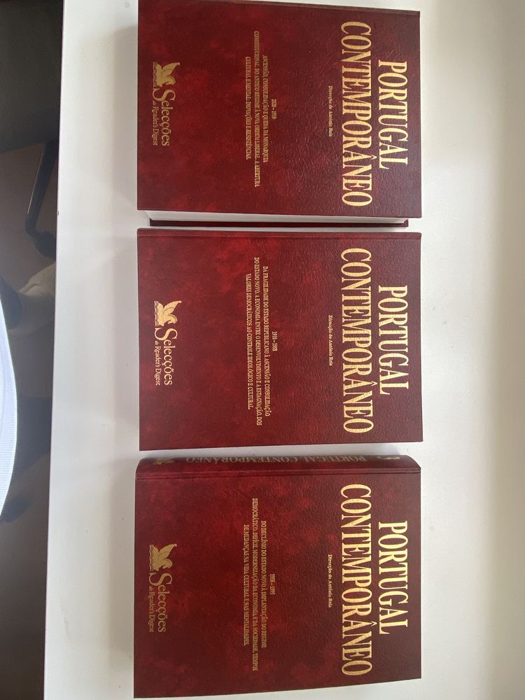 3 volumes Portugal Contemporâneo