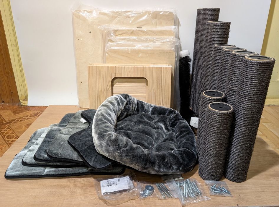 Modern Living Drapak Dla Kota Chelsea Ciemnoszary 82X72X185Cm WIELKI