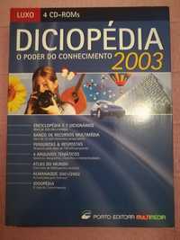 Diciopedia 2003 - enciclopédia multimédia - versão luxo - 4 CDs