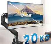 NOWY Uchwyt biurowy do monitora ramię sprężyna gazowa 17-49"