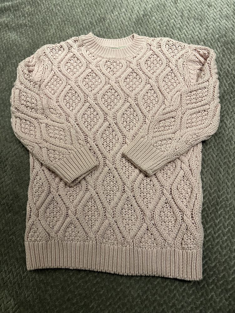 Sweter różowy Zara S/36 100% cotton