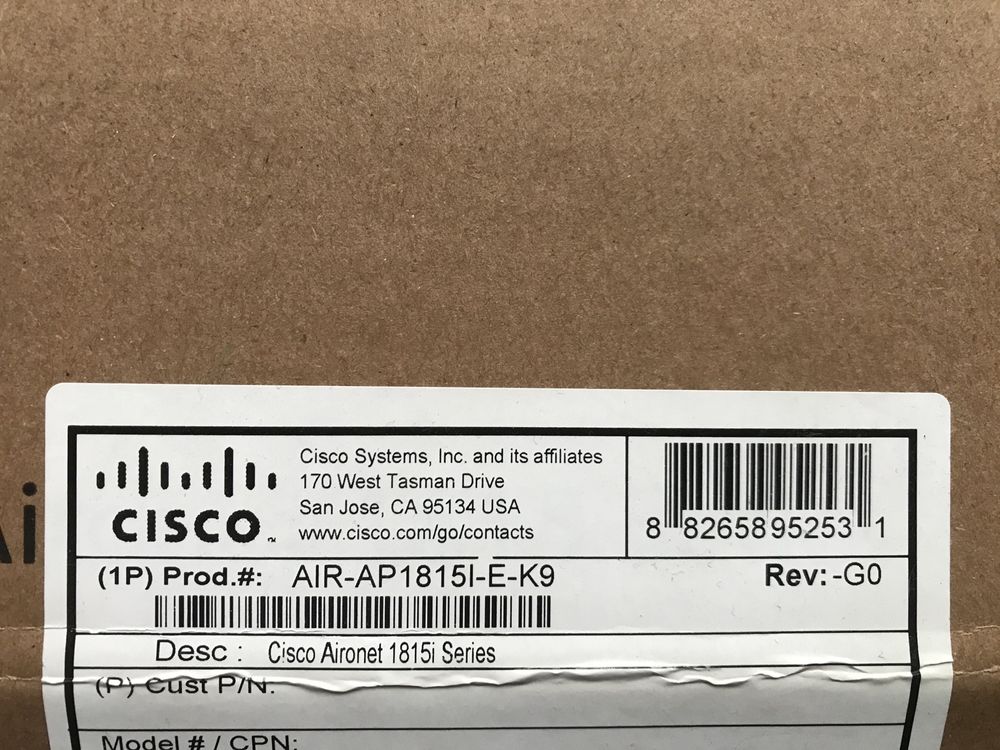 Wi-Fi точка доступа Cisco Aironet 1815i (AIR-AP1815i-E-K9)