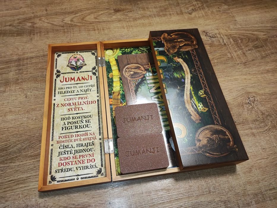 Caixa Jumanji para Cartas e Acessórios