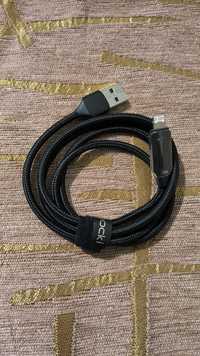 Продам недорого кабель Toocki USB-A на Lightning з індикатором