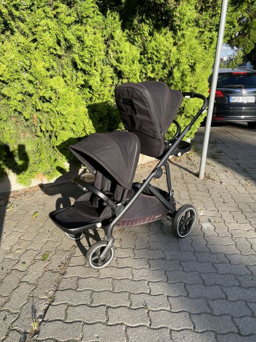 Cybex Gazelle S wózek podwójny - adaptery i uchwyt na kubek GRATIS