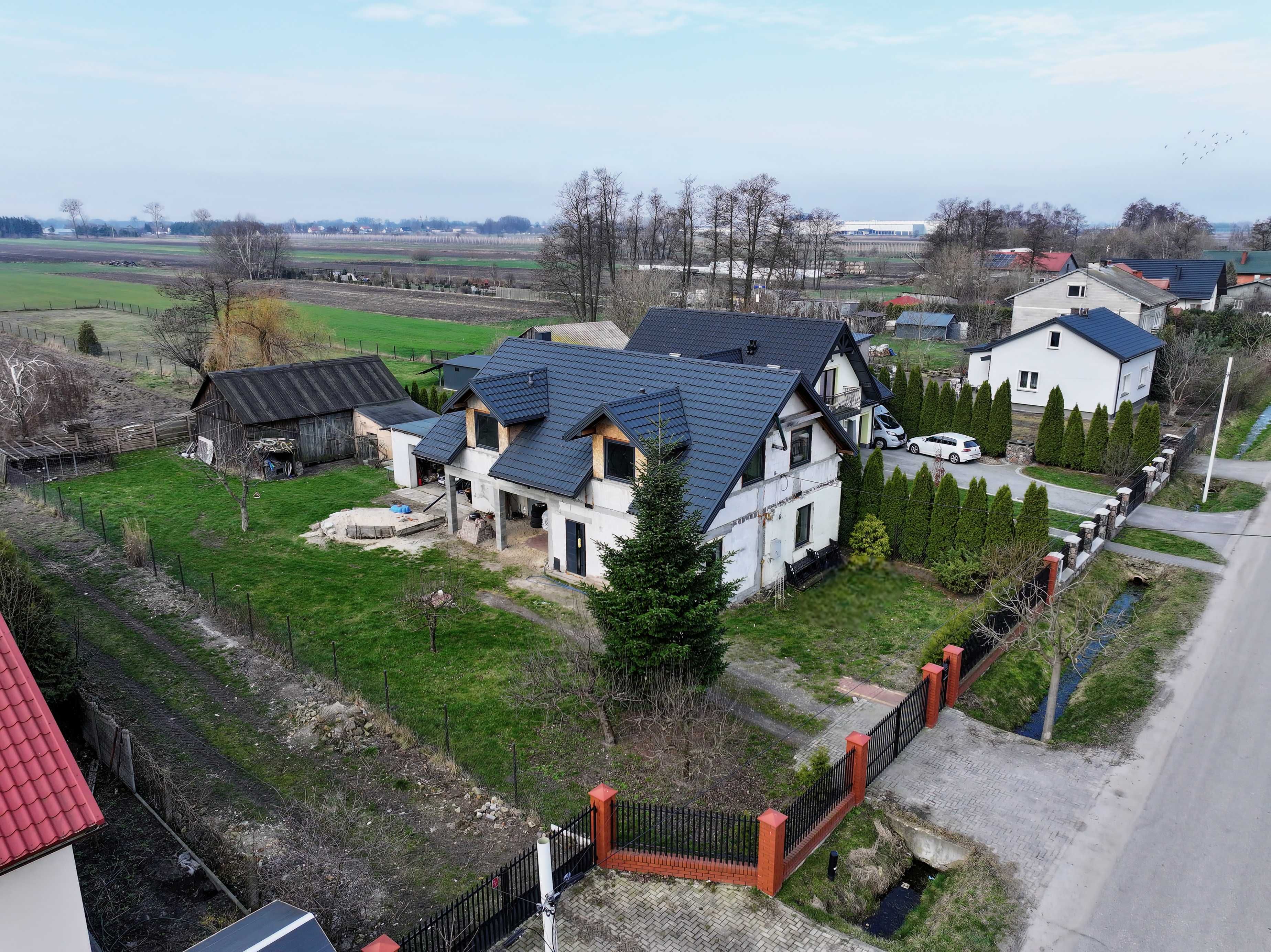 Dom w trakcie budowy Nowe Kozłowice