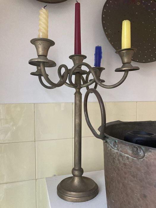 Castiçal em Bronze para 5 velas