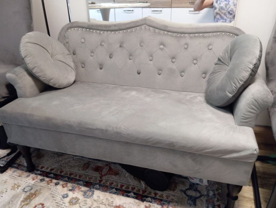 Nowa jasno Szara  Sofka-lawa