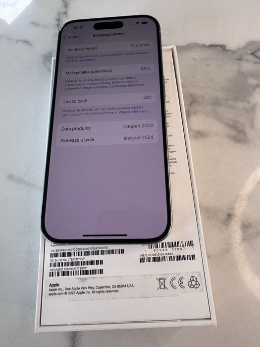 Iphone 15 Pro 128 Gb jak nowy