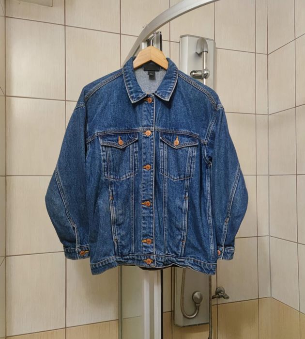 Katana kurtka jeansowa jeans dżins damska Monki S classic sport retro