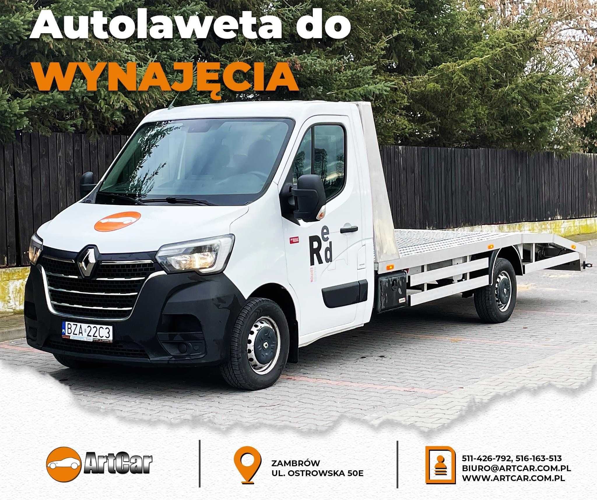 Wypożyczalnia Samochodów Bus Kontener Winda Renault Master