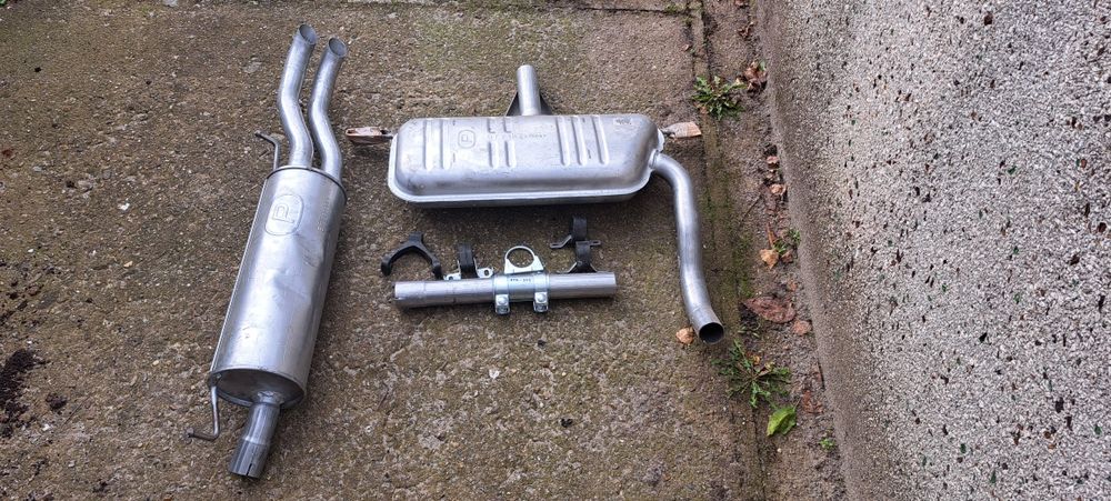 zestaw tłumików Polmostrów – Audi 80 / 90 / Cabriolet V6 (2.6 / 2.8)