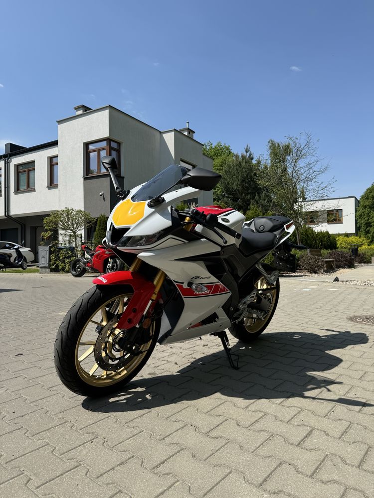 Yamaha R125 FakturaVAT 23% 60th Anniversary 500km przebiegu! Akrapovic