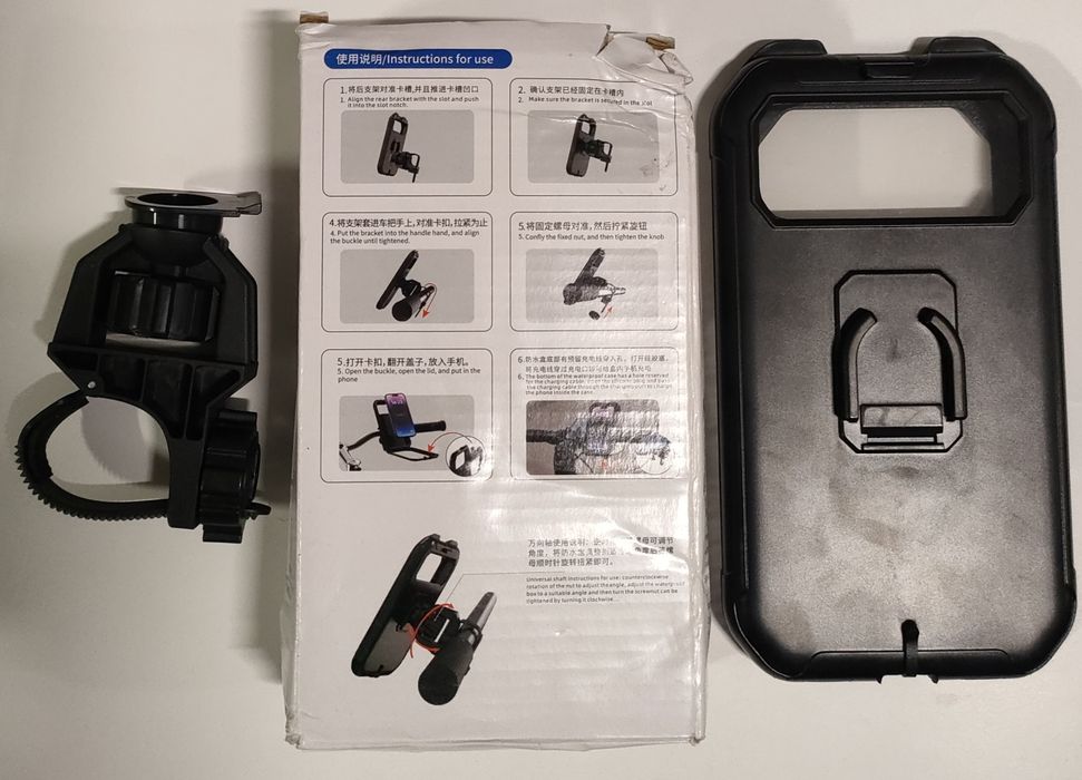 Suporte para smartphone, para motociclo ou bicicleta