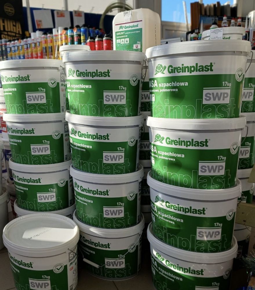 Шпаклівка готова Greinplast SW,полімерна SWP 17кг!Доставка!