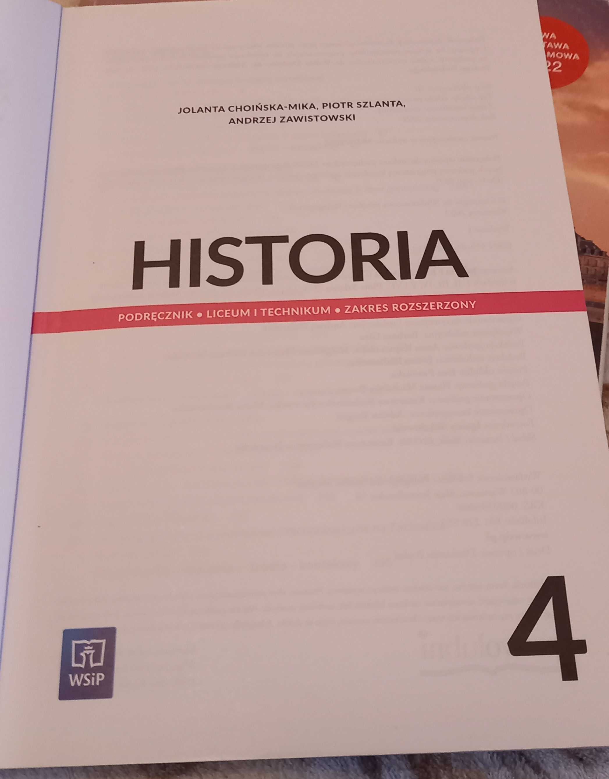 Historia 4 Podręcznik WSiP zakres rozszerzony