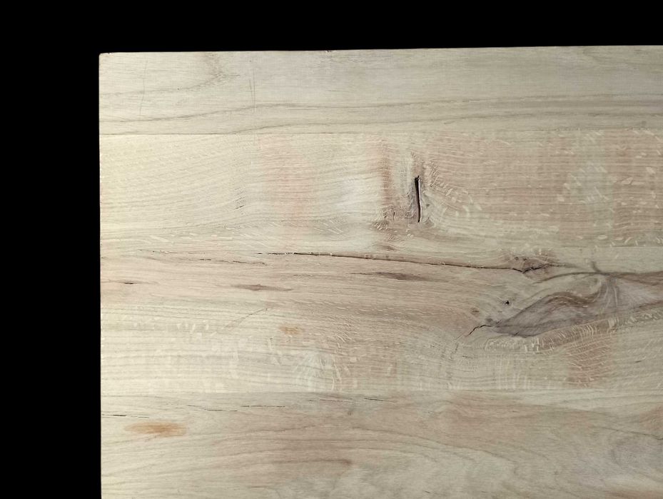 Blat surowy Dąb Rustic, klejonka dębowa 100 x 55 x 4 cm