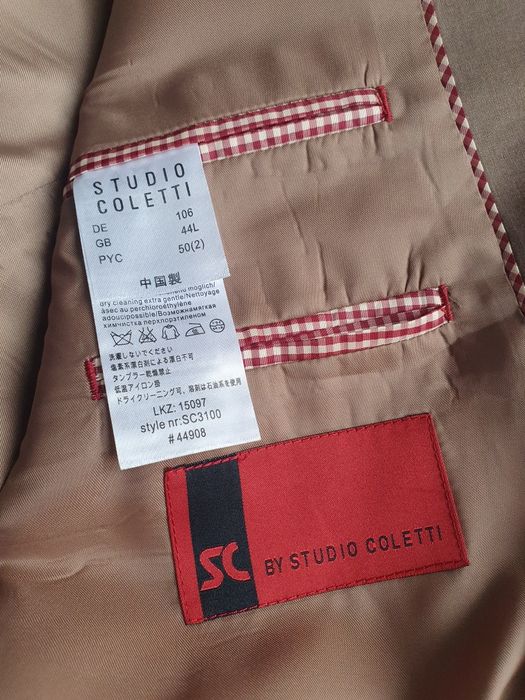 Garnitur męski marynarka spodnie kamizelka r.xl/xxl