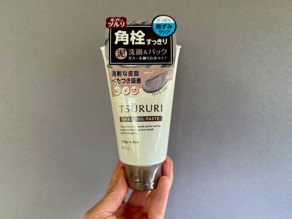 Japońska pasta do mycia twarzy Tsururi Ghassoul Paste Face Wash 120 g