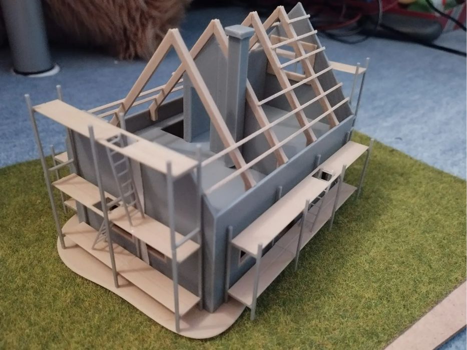 Andaimes para Maquetes e Dioramas Escala HO (1:87)