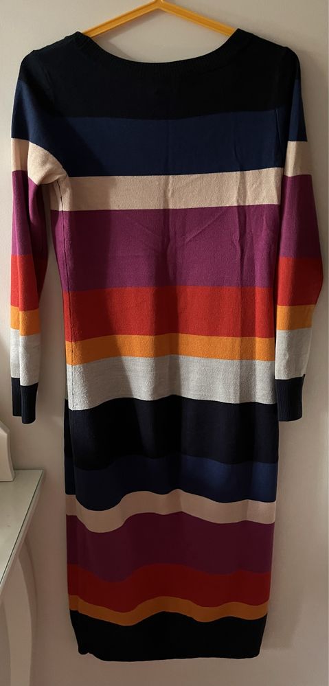 Sukienka kolorowa długa H&M, roz.XS