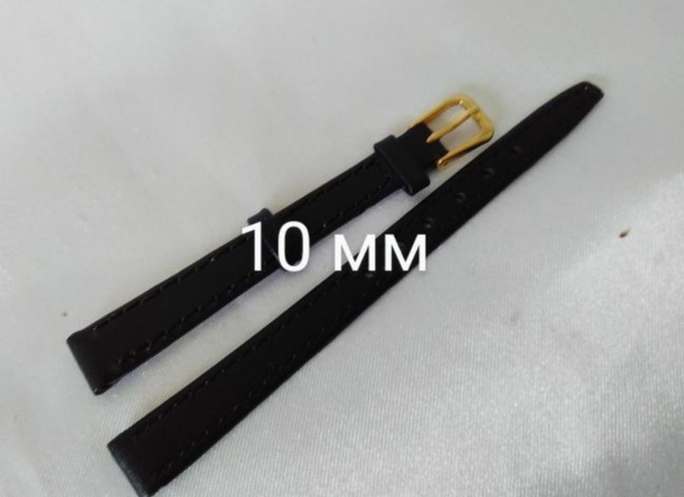 Ремешок кожаный для часов 8,10,12,14,16,18,19,20 мм,(Польша)