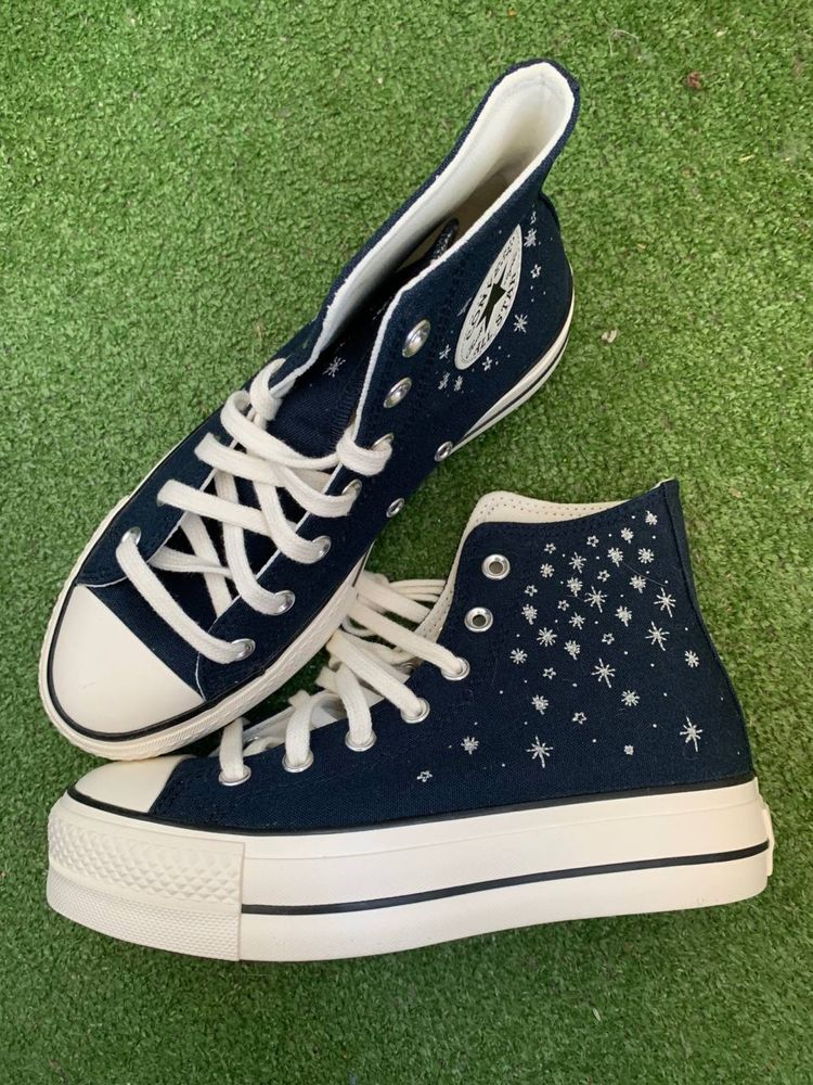 Converse  высокие кеды 24-24,5 см