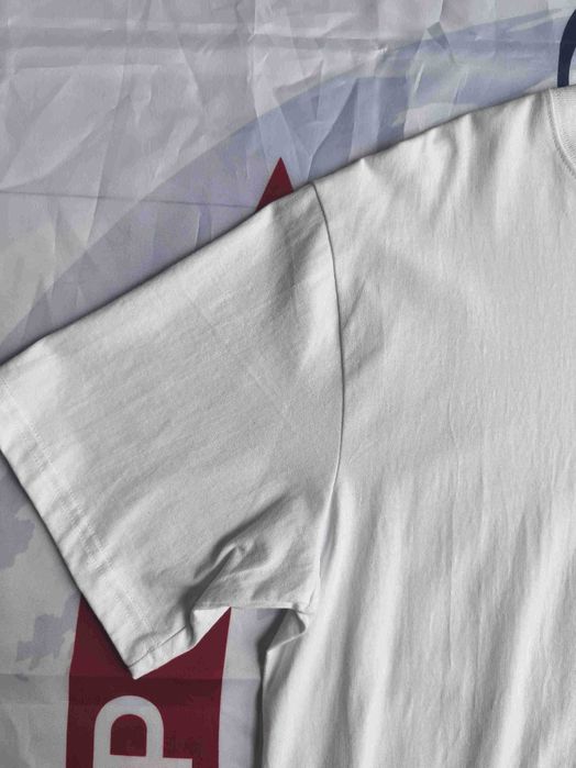 Stussy Męska Biała Koszulka z Nadrukiem L